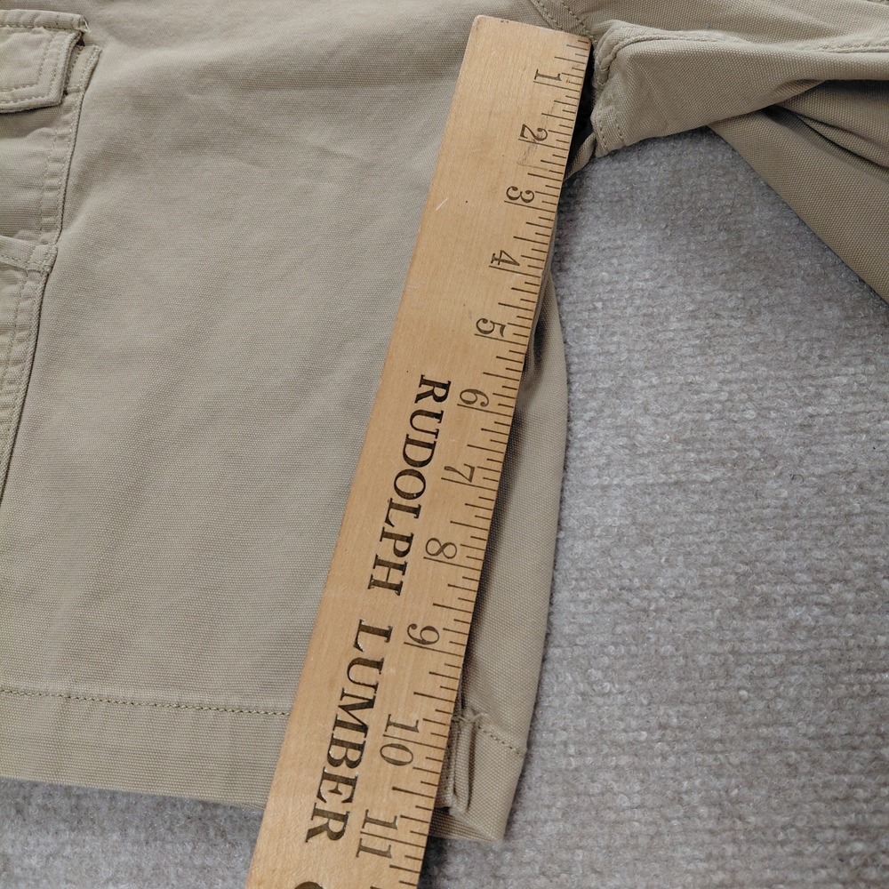Carhartt Relaxed Rugged Flex Shorts Mens 38 Khaki Tan Work Utility 10.5" Inseam - Picture 9 of 12